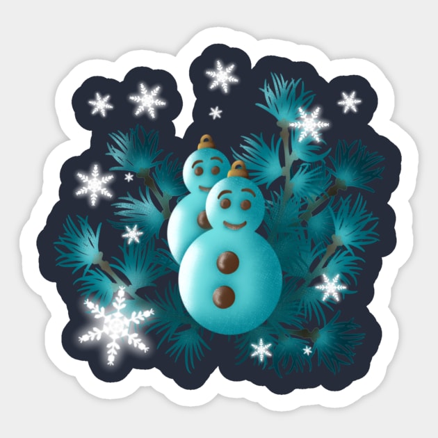 New year ornaments toys Sticker by maryglu